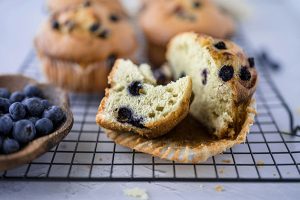 Read more about the article Very Blueberry Muffins (gluten-free)
